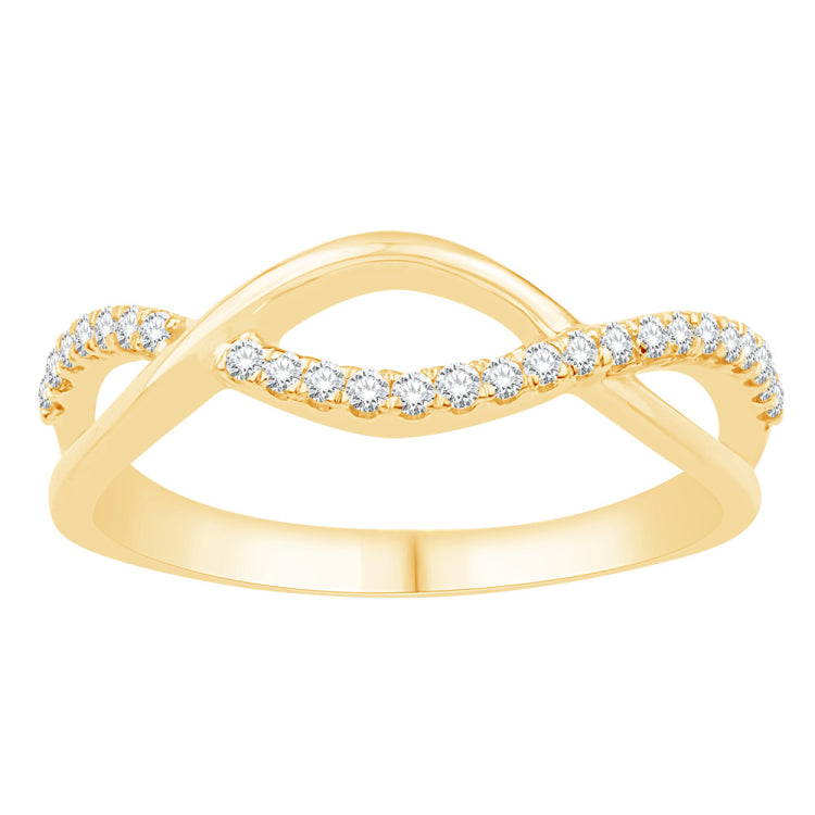 14 KT Rounds Shape Yellow Gold Diamond Ring