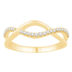 14 KT Rounds Shape Yellow Gold Diamond Ring