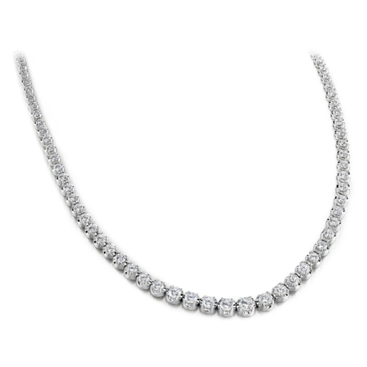 14 KT Rounds Shape Diamond Necklace