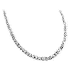 14 KT Rounds Shape Diamond Necklace