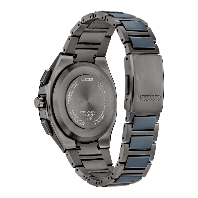 Citizen Super Titanium with DLC Coating Sport Luxury Mens Watch