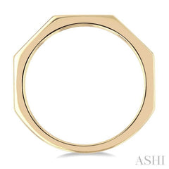 1/20 Ctw Marquise Cut Diamond Signet Ring in 14K Yellow Gold